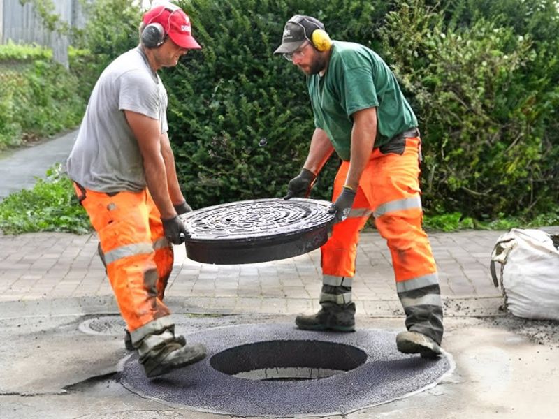Cách lắp đặt nắp hố ga theo quy trình kỹ thuật chuẩn nhất